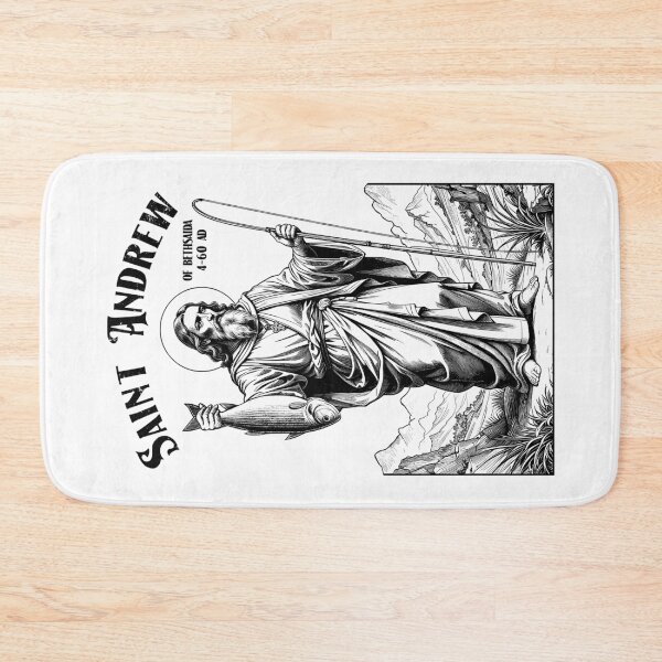 Item preview, Fishing Fisherman Patron Saint Andrew Funny Fish Catch designed and sold by GrandeDuc.