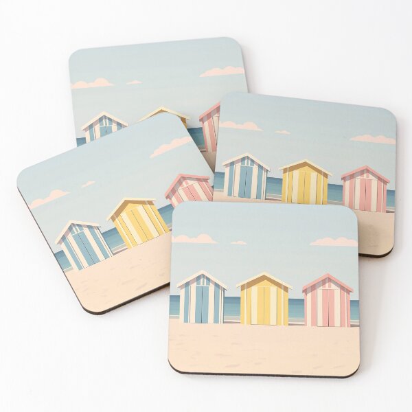 Item preview, Beach Huts designed and sold by pamelastasczak.