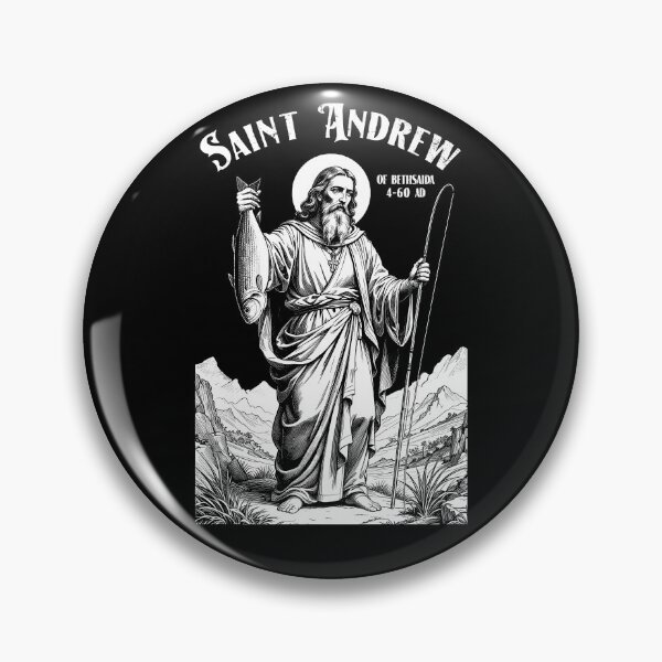 Item preview, Fishing Fisherman Patron Saint Andrew Funny Fish Catch designed and sold by GrandeDuc.