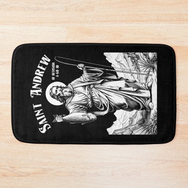 Item preview, Fishing Fisherman Patron Saint Andrew Funny Fish Catch designed and sold by GrandeDuc.