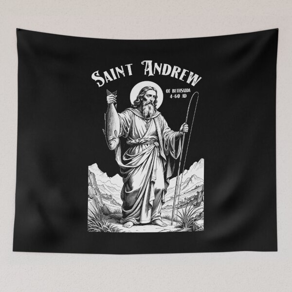 Item preview, Fishing Fisherman Patron Saint Andrew Funny Fish Catch designed and sold by GrandeDuc.