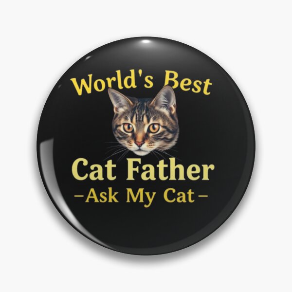 Item preview, World’s Best Cat Father – Ask My Cat designed and sold by SSMC DREAM DESIGN.