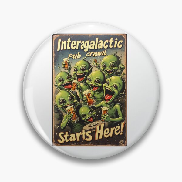 Item preview, Intergalactic Pub Crawl designed and sold by IanBakerToons.