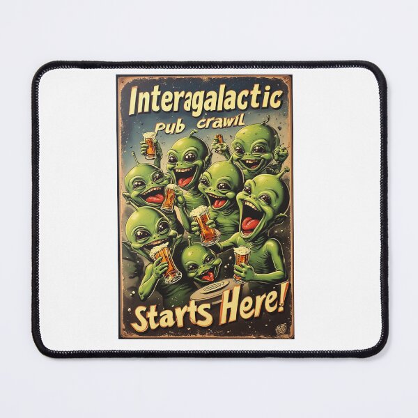 Item preview, Intergalactic Pub Crawl designed and sold by IanBakerToons.