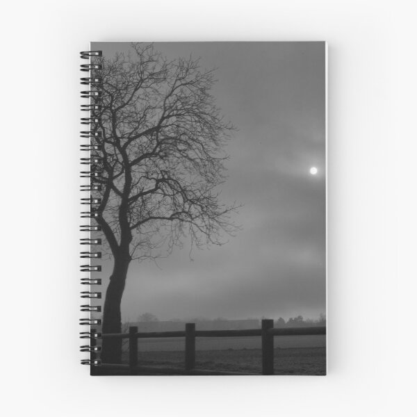 Item preview, Lonely tree under a veiled sky designed and sold by Schoenenwald - Illustrations Uniques et Originales.