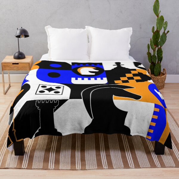 Item preview, Abstract Chess Pattern with Geometric Shapes designed and sold by darkskinbender.