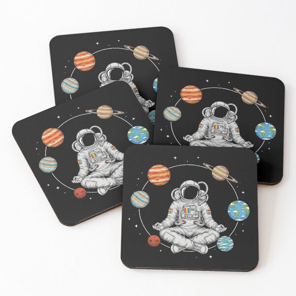 Item preview, Floating in a harmonious, circular arrangement around the astronaut  designed and sold by bluel_evin.