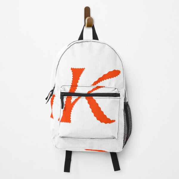 Item preview, Electric Orange Letter K – Spiky Script Calligraphy designed and sold by uncoXab.