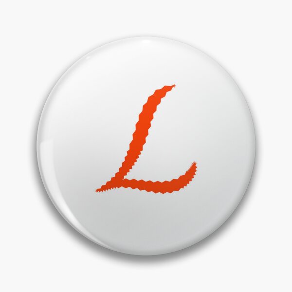 Item preview, Electric Orange Letter L – Spiky Script Calligraphy designed and sold by uncoXab.