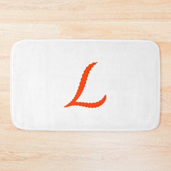 Item preview, Electric Orange Letter L – Spiky Script Calligraphy designed and sold by uncoXab.