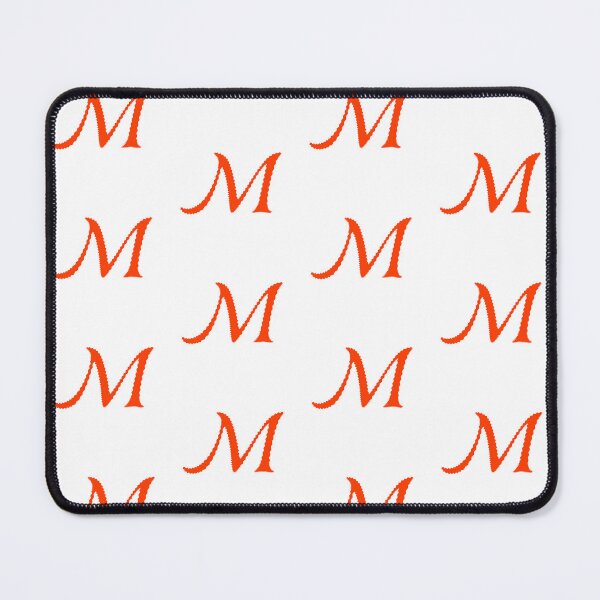 Item preview, Electric Orange Letter M – Spiky Script Calligraphy designed and sold by uncoXab.