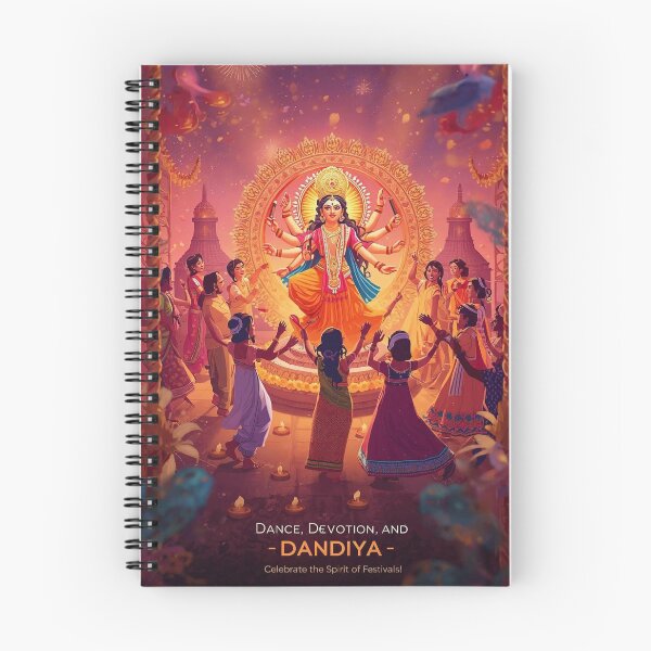 Item preview, Dandiya Nights – A Celebration of Faith & Festivity designed and sold by ArtivaNest.