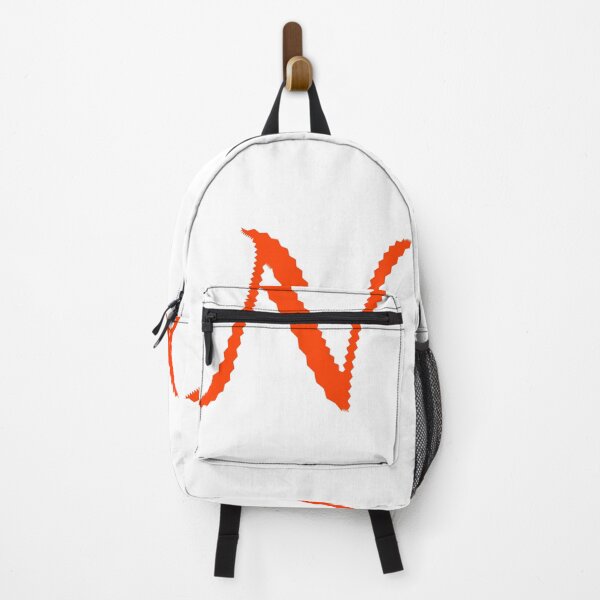 Item preview, Electric Orange Letter N – Spiky Script Calligraphy designed and sold by uncoXab.