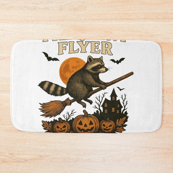 Item preview, Frequent Flyer – Halloween Raccoon designed and sold by CloydRueck.