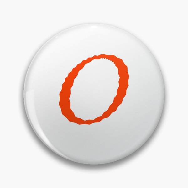 Item preview, Electric Orange Letter O – Spiky Script Calligraphy designed and sold by uncoXab.