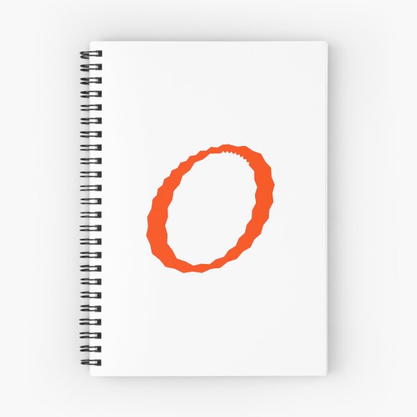 Item preview, Electric Orange Letter O – Spiky Script Calligraphy designed and sold by uncoXab.