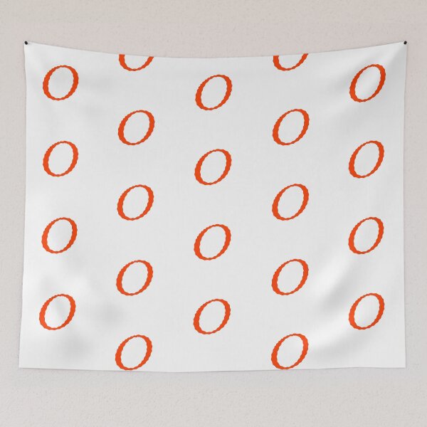 Item preview, Electric Orange Letter O – Spiky Script Calligraphy designed and sold by uncoXab.