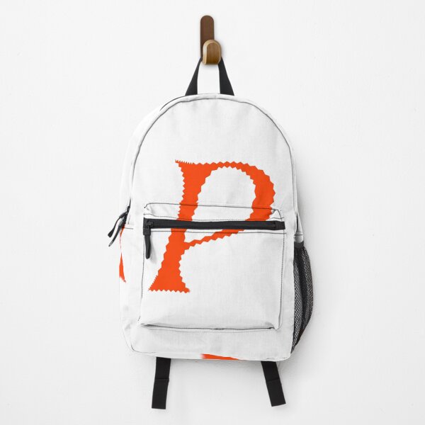 Item preview, Electric Orange Letter P – Spiky Script Calligraphy designed and sold by uncoXab.
