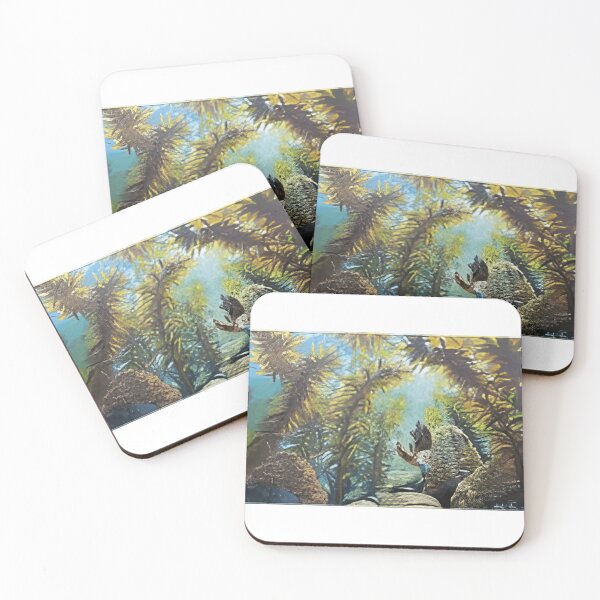 Item preview, 47 Mystical Underwater Forest Vibrant Kelp and Hidden Life designed and sold by MacNokes207.