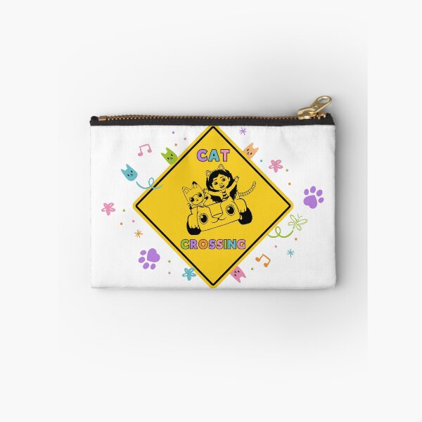 Item preview, Ameowzing Cat Crossing Sign with Gabby and Pandy designed and sold by YonderAndBeyond.