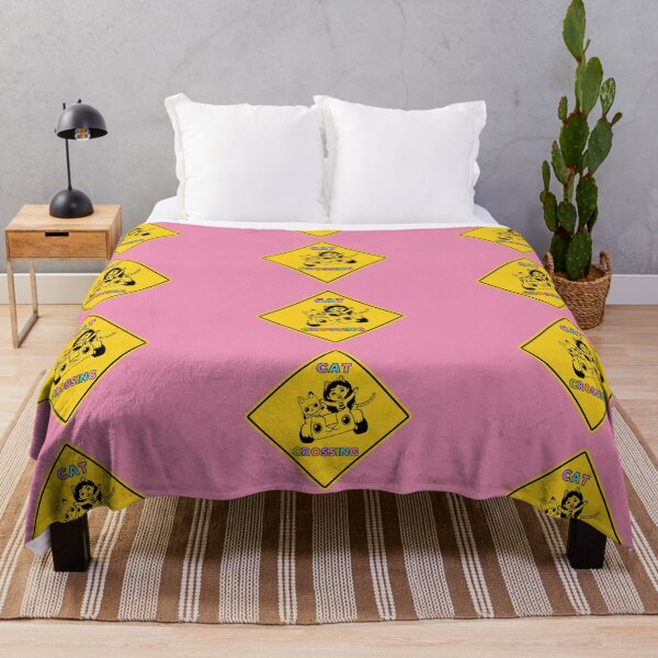 Item preview, Ameowzing Cat Crossing Sign with Gabby and Pandy designed and sold by YonderAndBeyond.