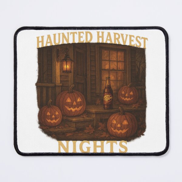 Item preview, ? Haunted Harvest Nights – Fall Porch & Dr Pepper Tee designed and sold by VandalMuse.