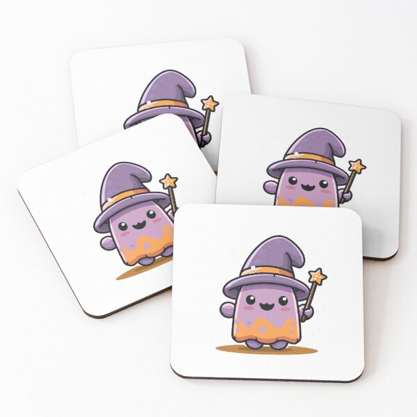 Item preview, Cartoon Wizard Ghost designed and sold by NicolasGlowArt.