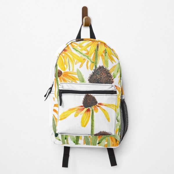 Item preview, hand painted yellow black eyed Susan gloriosa daises watercolour 2025 version 2 designed and sold by ColorandColor.
