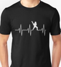 Funny Cricket design ,Perfect heart beat Tshirt Unisex T-Shirt