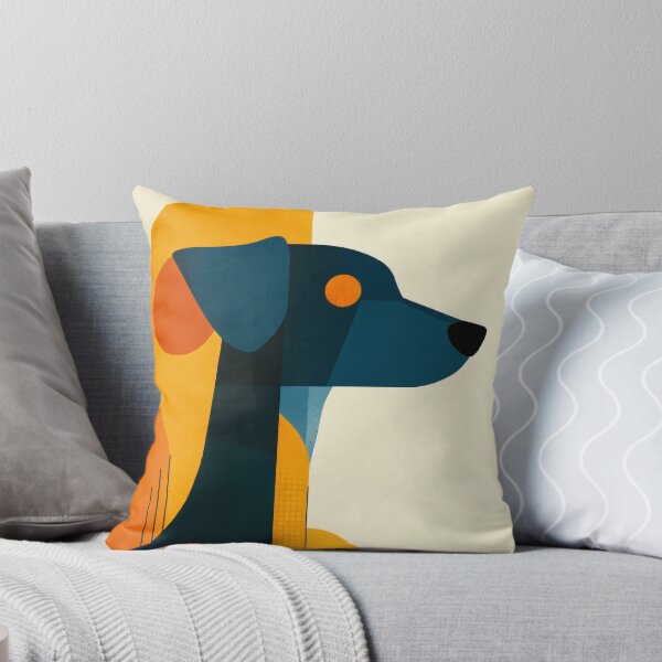 Item preview, Modern Dog Art: "Best Friend" Watercolor Portrait for Home Decor & Apparel designed and sold by Stan Art Store.
