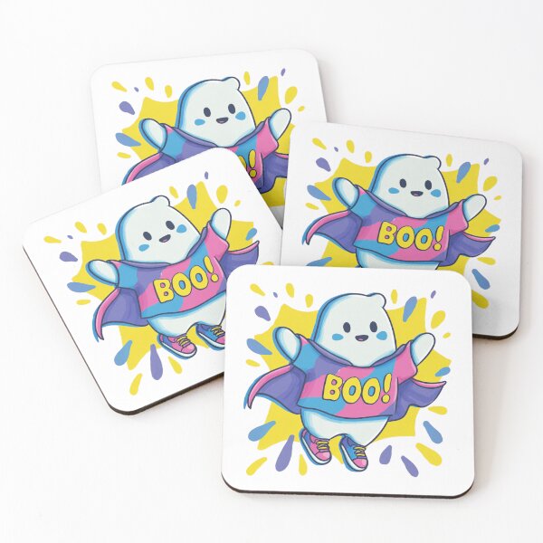 Item preview, Boo Cartoon Ghost designed and sold by NicolasGlowArt.
