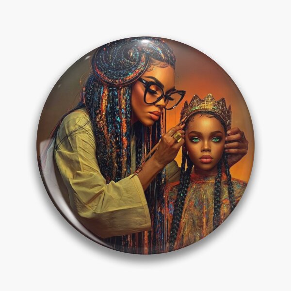 Item preview, Little queen Afro Nova art designed and sold by Blackcanvas444.