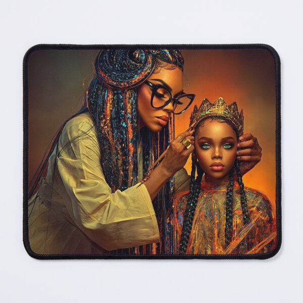Item preview, Little queen Afro Nova art designed and sold by Blackcanvas444.