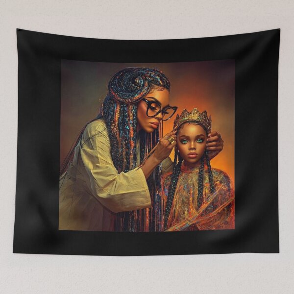 Aperçu de l'œuvre Art Afro Nova de la petite reine créée et vendue par Blackcanvas444.