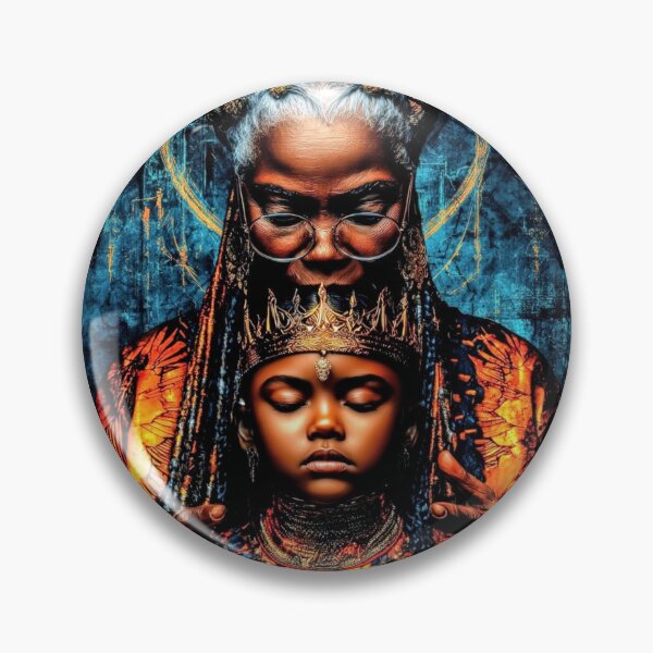 Item preview, Little queen Afro Nova art designed and sold by Blackcanvas444.
