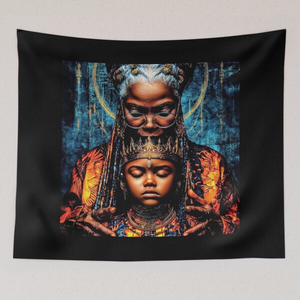 Aperçu de l'œuvre Art Afro Nova de la petite reine créée et vendue par Blackcanvas444.