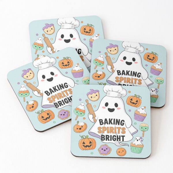 Item preview, Funny Halloween Baking Ghost  - Baking Spirits Bright designed and sold by alkareem-ca.