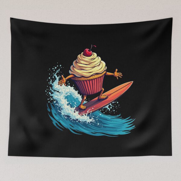 Item preview, Surfer Cupcake - Cupcake Surf Adventure designed and sold by Hans-Design.