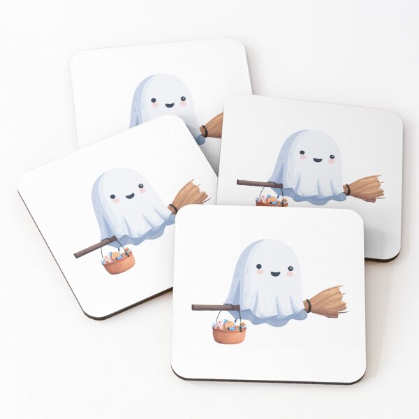 Item preview, Ghost and Broomstick designed and sold by NicolasGlowArt.