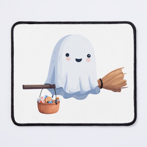 Item preview, Ghost and Broomstick designed and sold by NicolasGlowArt.