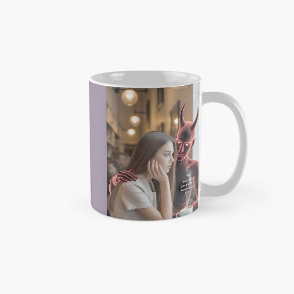 Item preview, Temptation  Coffee Quote designed and sold by Samantha Graham.