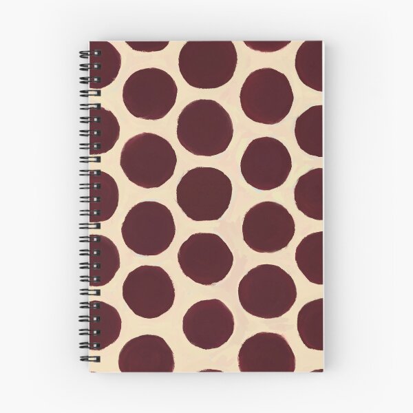 Item preview, Autumn Dots - XL Polka Dots Maroon designed and sold by Pilar Bidó.