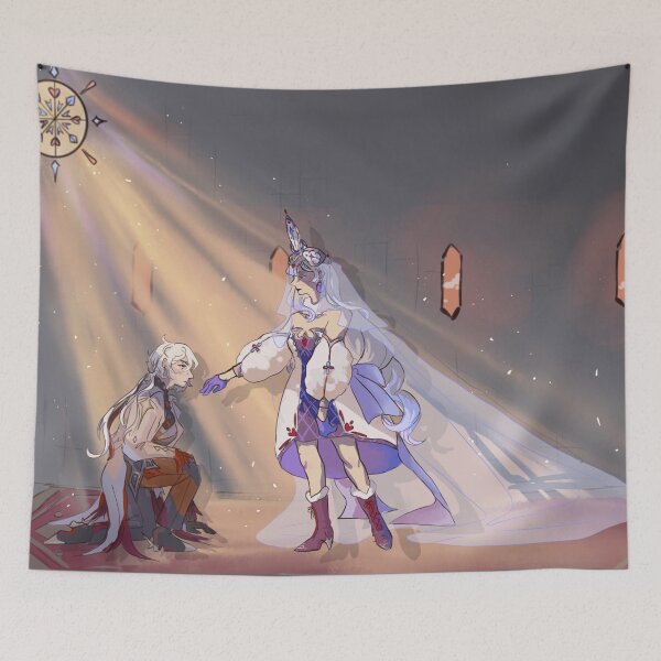 Item preview, Arlecchino Tsaritsa Cryo Archon Fatui Genshin Impact designed and sold by The-Marsh-Hare.