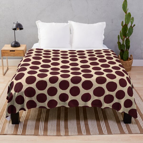 Item preview, Autumn Dots - XL Polka Dots Maroon designed and sold by Pilar Bidó.