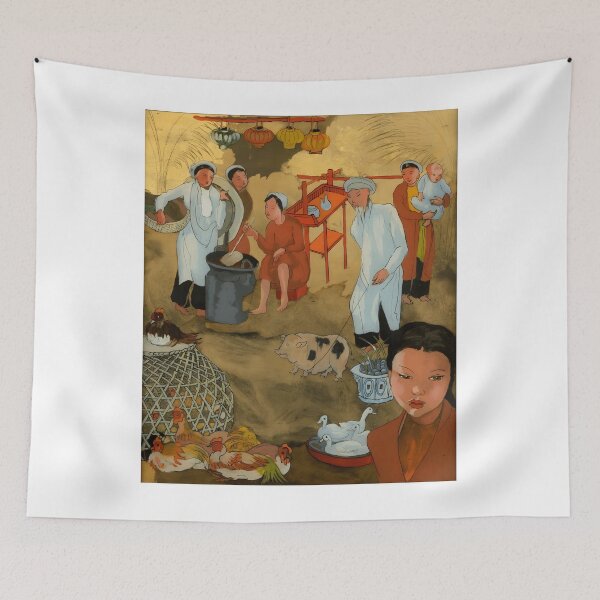 Item preview, 273 Vibrant Village Life Lanterns and Harmony designed and sold by RoderickStout.