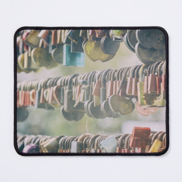 Item preview, Love Locks Butchers' Bridge Ljubljana Slovenia designed and sold by PhotoArt by Joan Carroll.