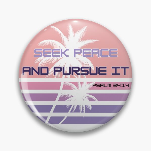 Item preview, Seek Peace and Pursue It – Motivational Faith-Based Artwork designed and sold by Ausra789.