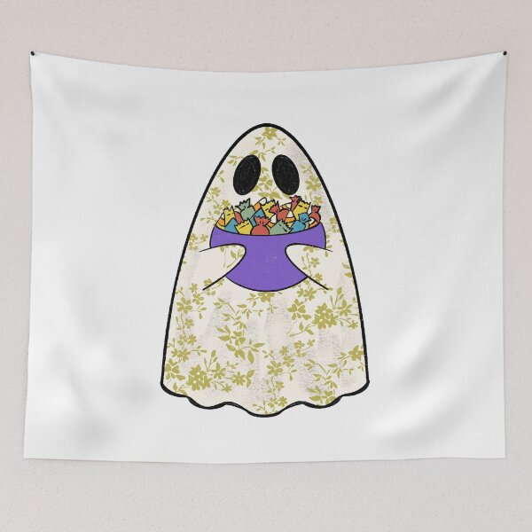 Item preview, Ghost August With Candy Bowl with white Background  designed and sold by missmann.