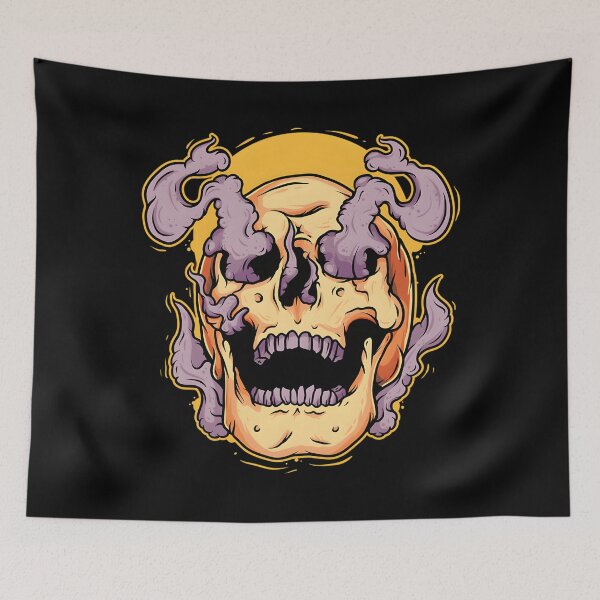 Item preview, Yellow Smoke Skull designed and sold by krbqalice.
