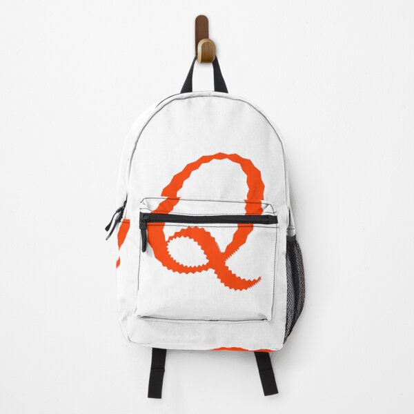 Item preview, Electric Orange Letter Q – Spiky Script Calligraphy designed and sold by uncoXab.